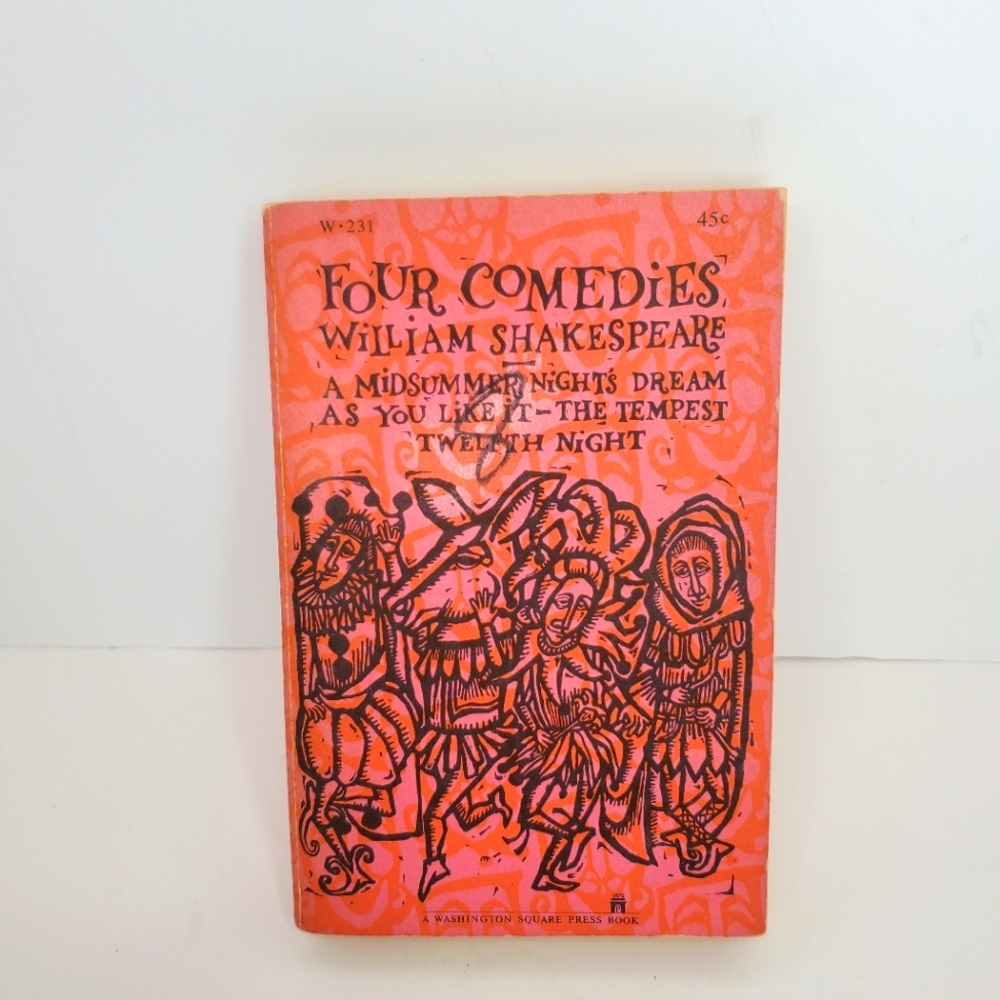 Four Comedies William Shakespeare‎ Vintage Paperback Book 1962
